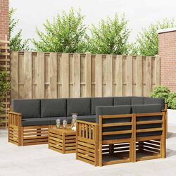 9 Piece Modular Outdoor Sectional Sofa Set for Patios