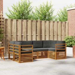 6-Piece Outdoor Modular Sectional Sofa Set