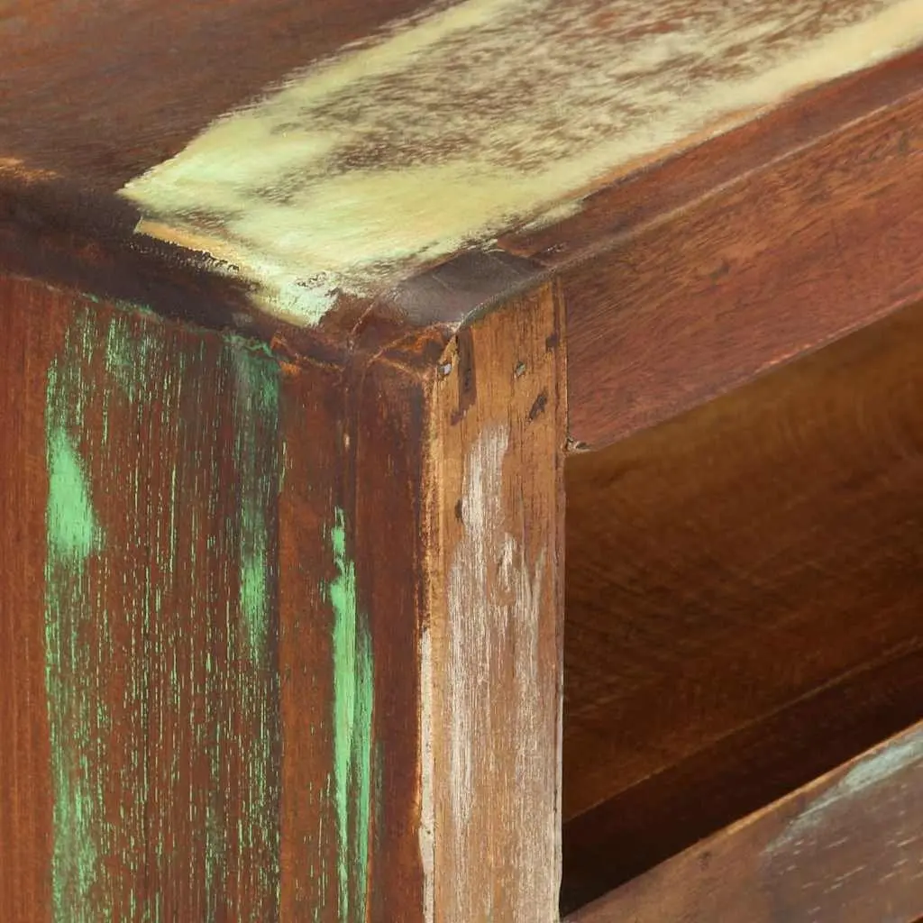 Multicolour Solid Reclaimed Wood TV Cabinet 110x30x40 cm