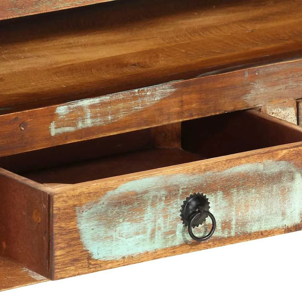 Multicolour Solid Reclaimed Wood TV Cabinet 110x30x40 cm