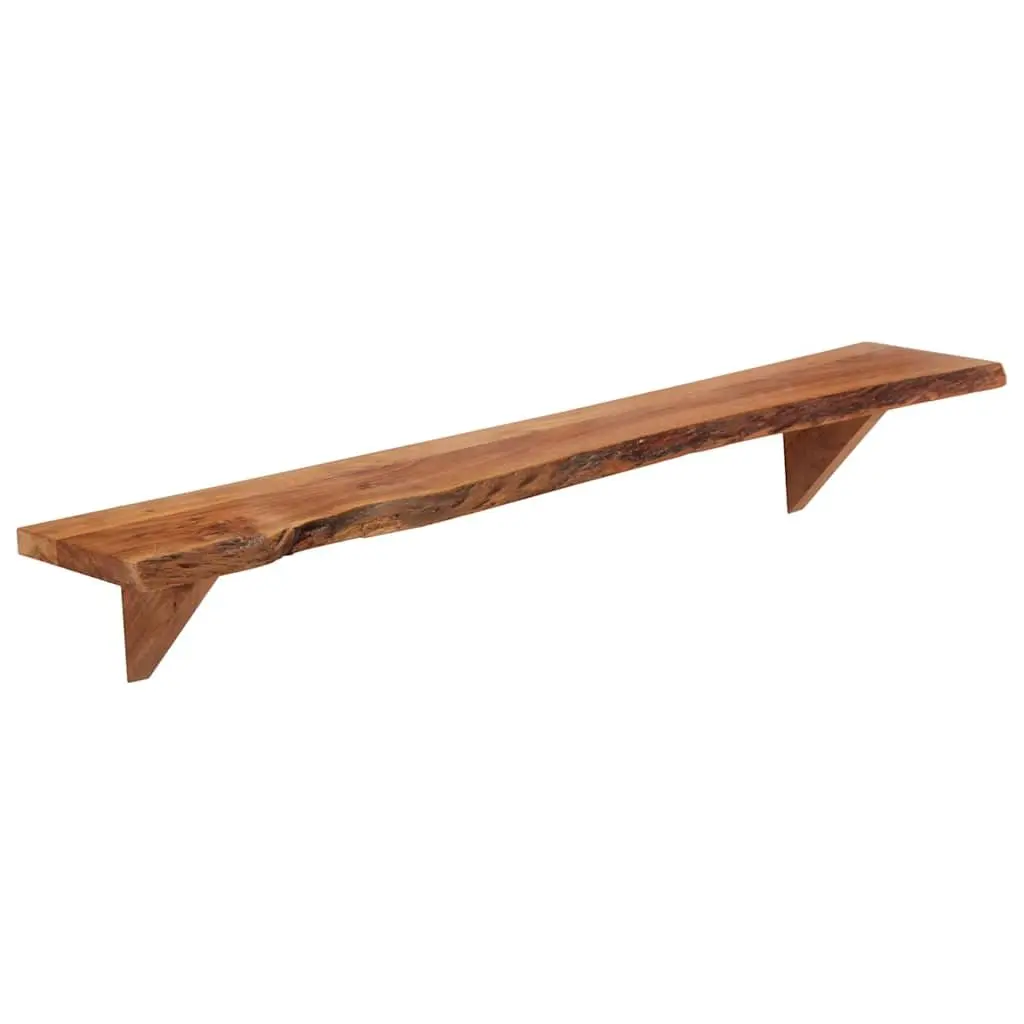 Rustic Solid Wood Wall Shelves 2 pcs 110x20x18 cm