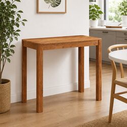 Honey Brown Acacia Bar Table for Dining Spaces