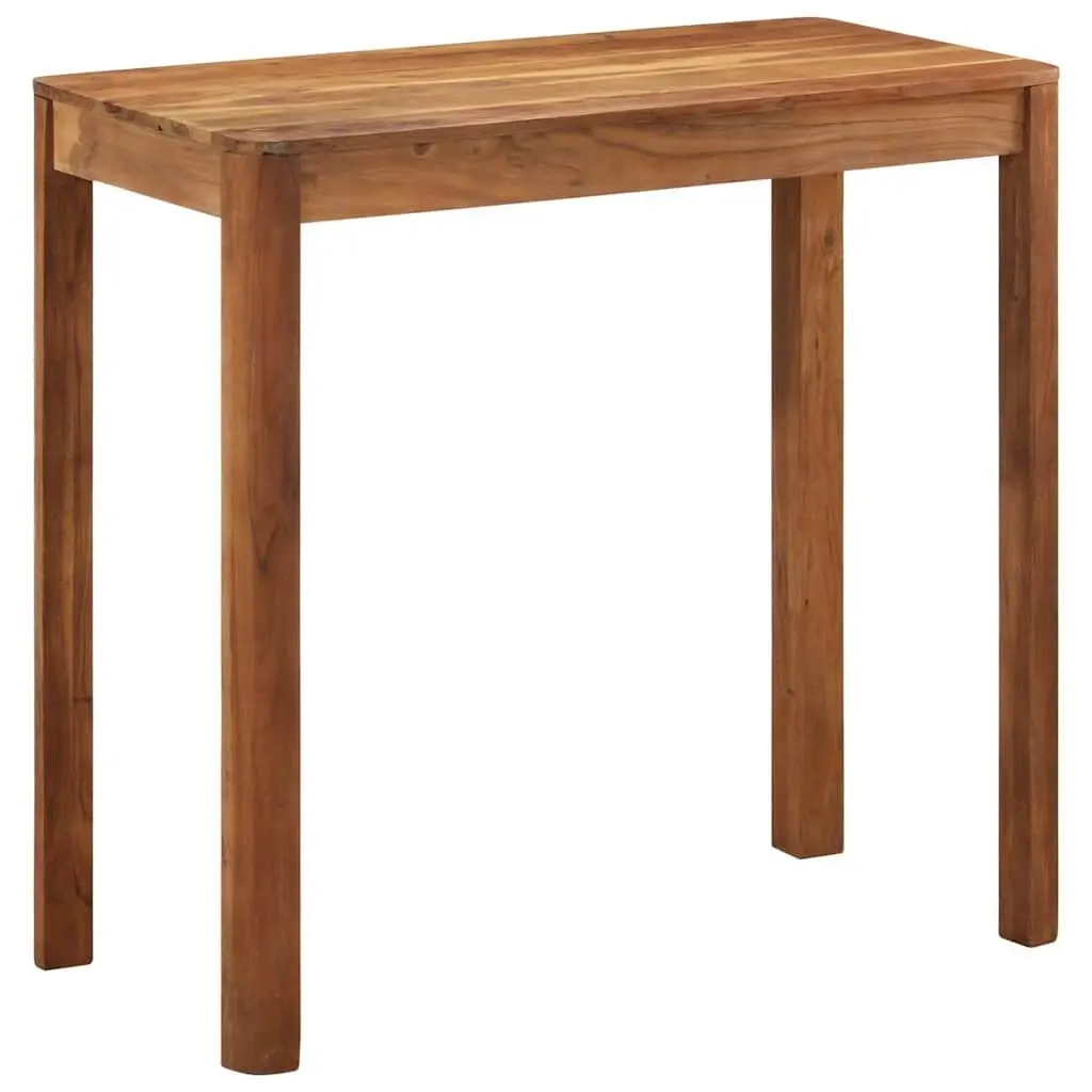 Honey Brown Acacia Bar Table for Dining Spaces