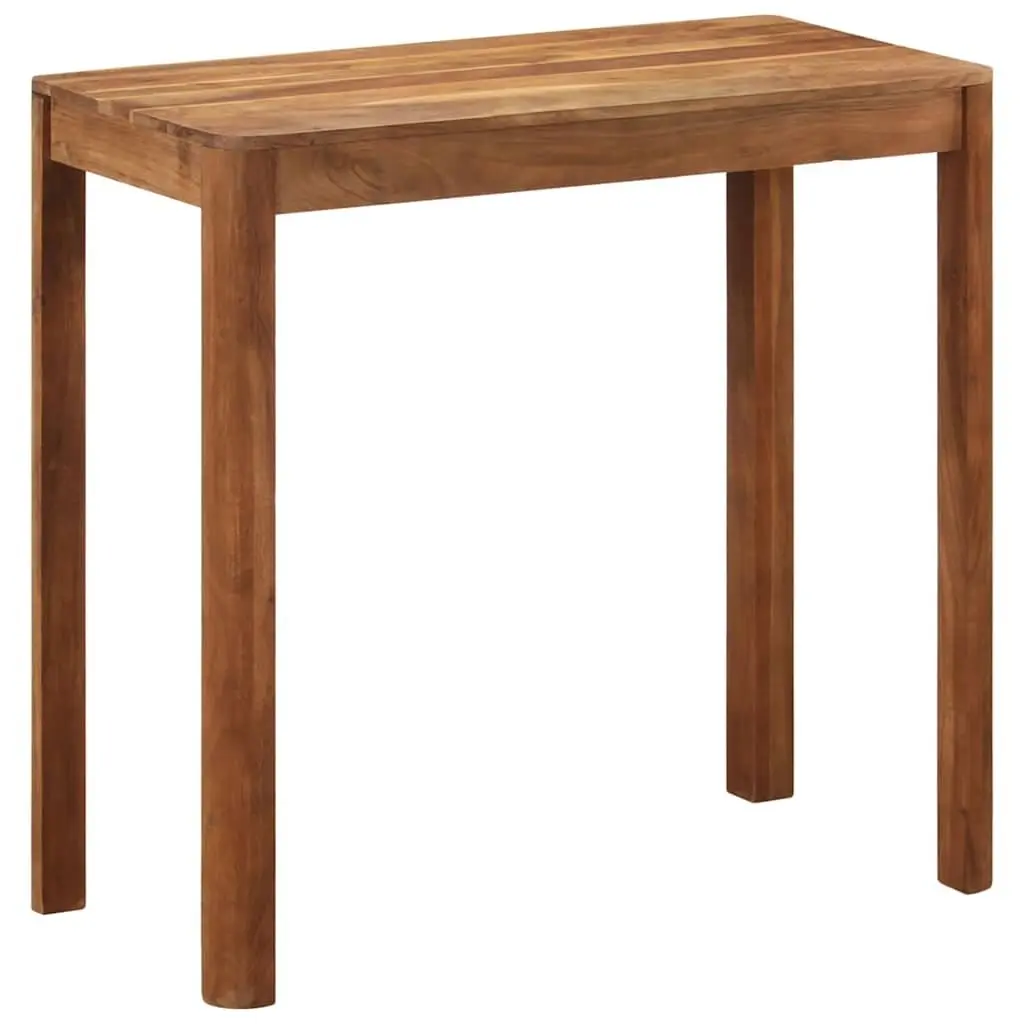 Honey Brown Acacia Bar Table for Dining Spaces