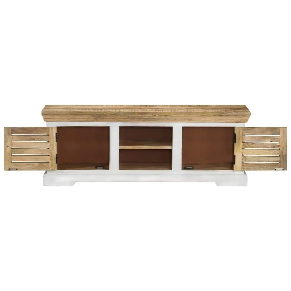 Solid Wood Mango TV Cabinet for Living Room Storage
