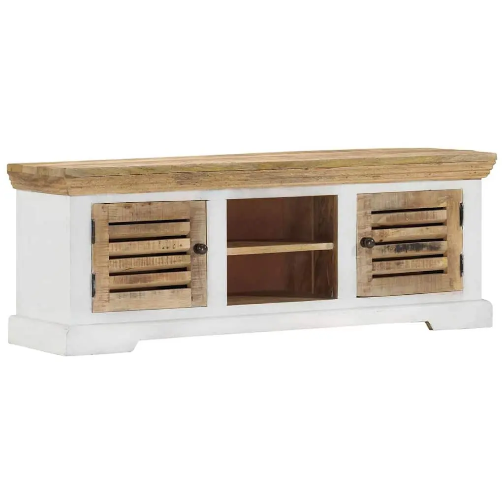 Solid Wood Mango TV Cabinet for Living Room Storage