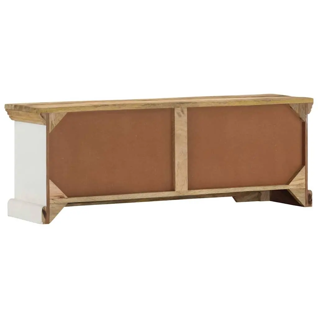Solid Wood Mango TV Cabinet for Living Room Storage