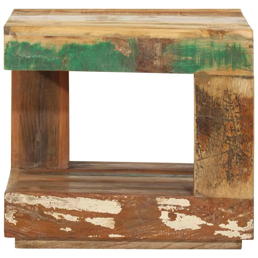 Coffee Table Farmhouse Style 45x45x40 cm Solid Reclaimed Wood