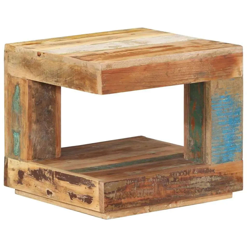 Coffee Table Farmhouse Style 45x45x40 cm Solid Reclaimed Wood
