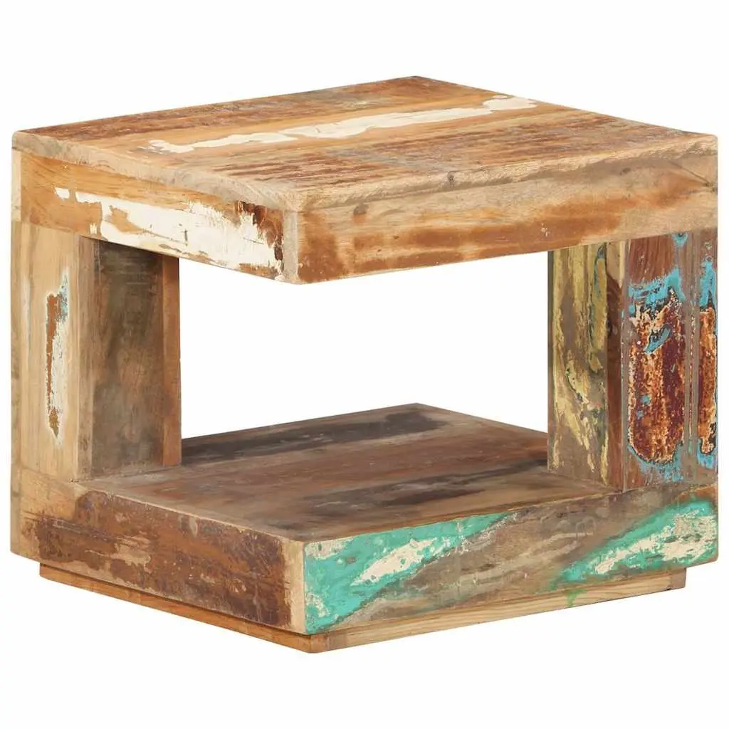 Coffee Table Farmhouse Style 45x45x40 cm Solid Reclaimed Wood