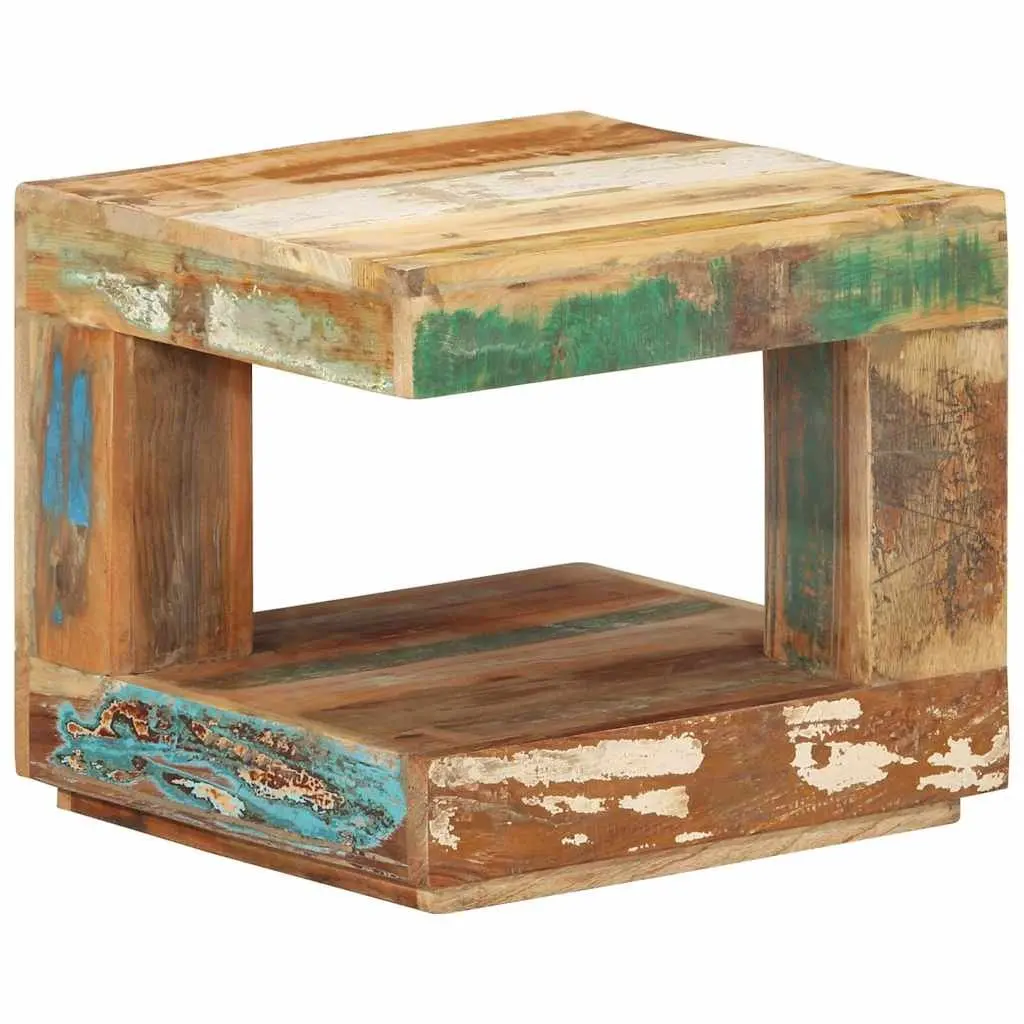 Coffee Table Farmhouse Style 45x45x40 cm Solid Reclaimed Wood