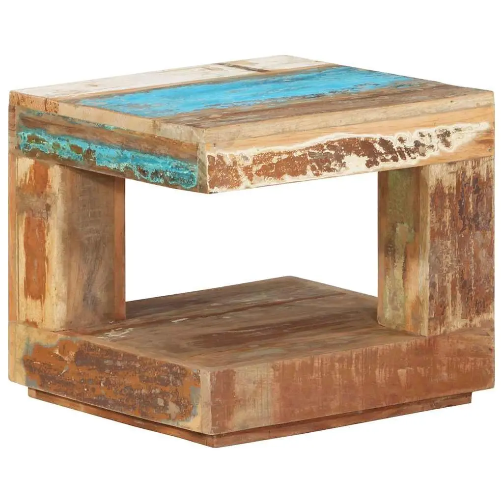 Coffee Table Farmhouse Style 45x45x40 cm Solid Reclaimed Wood