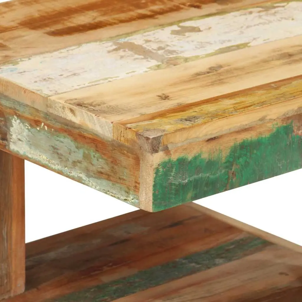 Coffee Table Farmhouse Style 45x45x40 cm Solid Reclaimed Wood