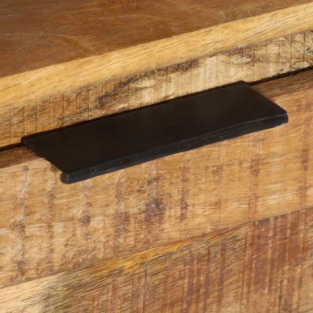 Wooden TV Cabinet 110x30x40 cm with Storage Drawers