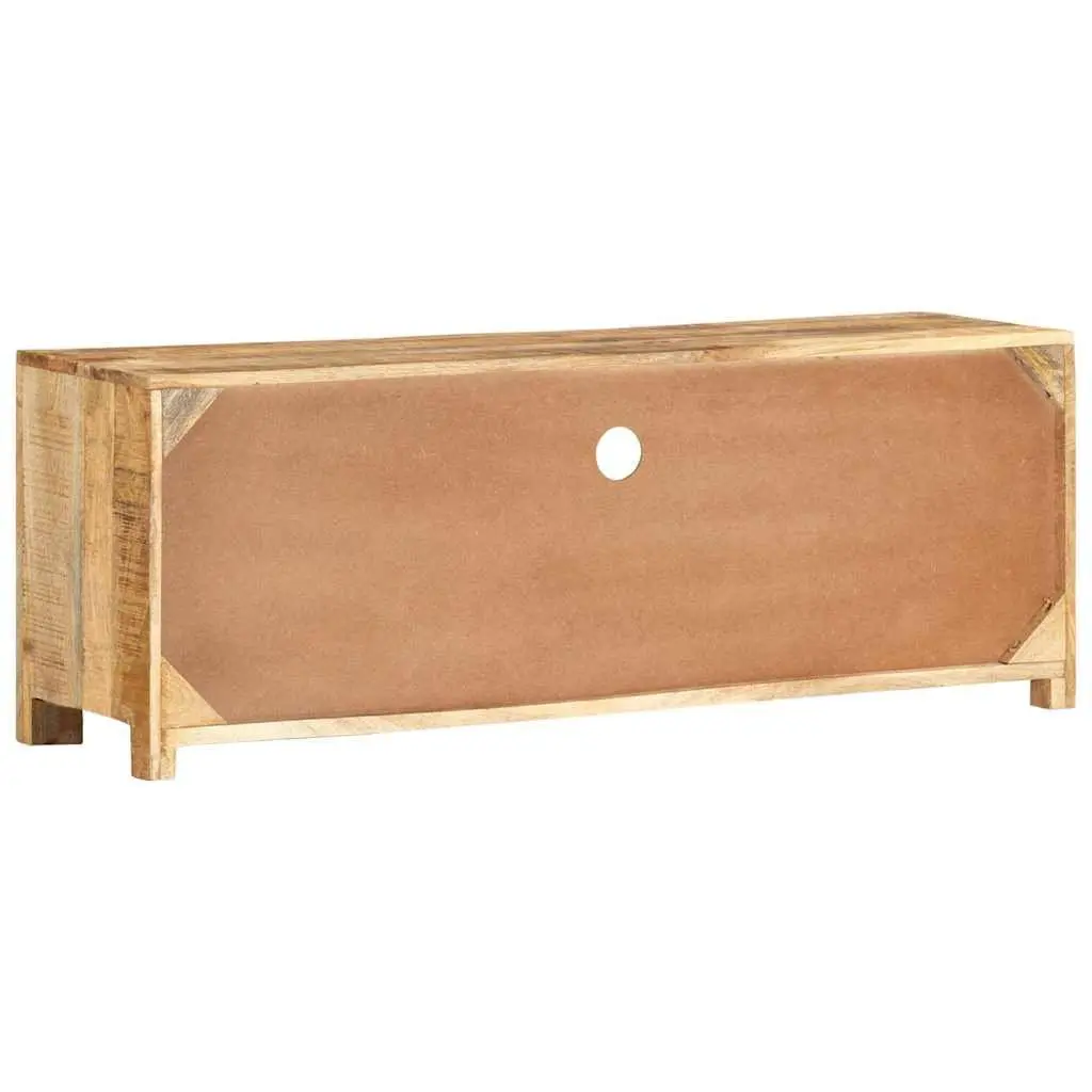 Wooden TV Cabinet 110x30x40 cm with Storage Drawers