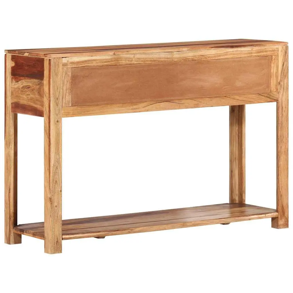 Solid Acacia Wood Console Table 110x35x75 cm