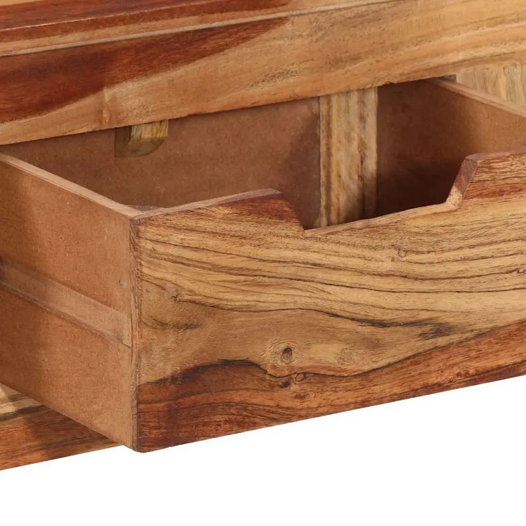 Solid Acacia Wood Console Table 110x35x75 cm