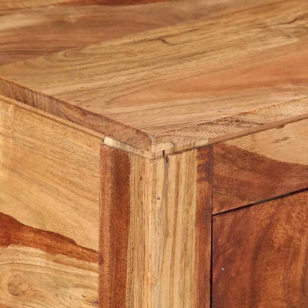 Solid Acacia Wood Console Table 110x35x75 cm