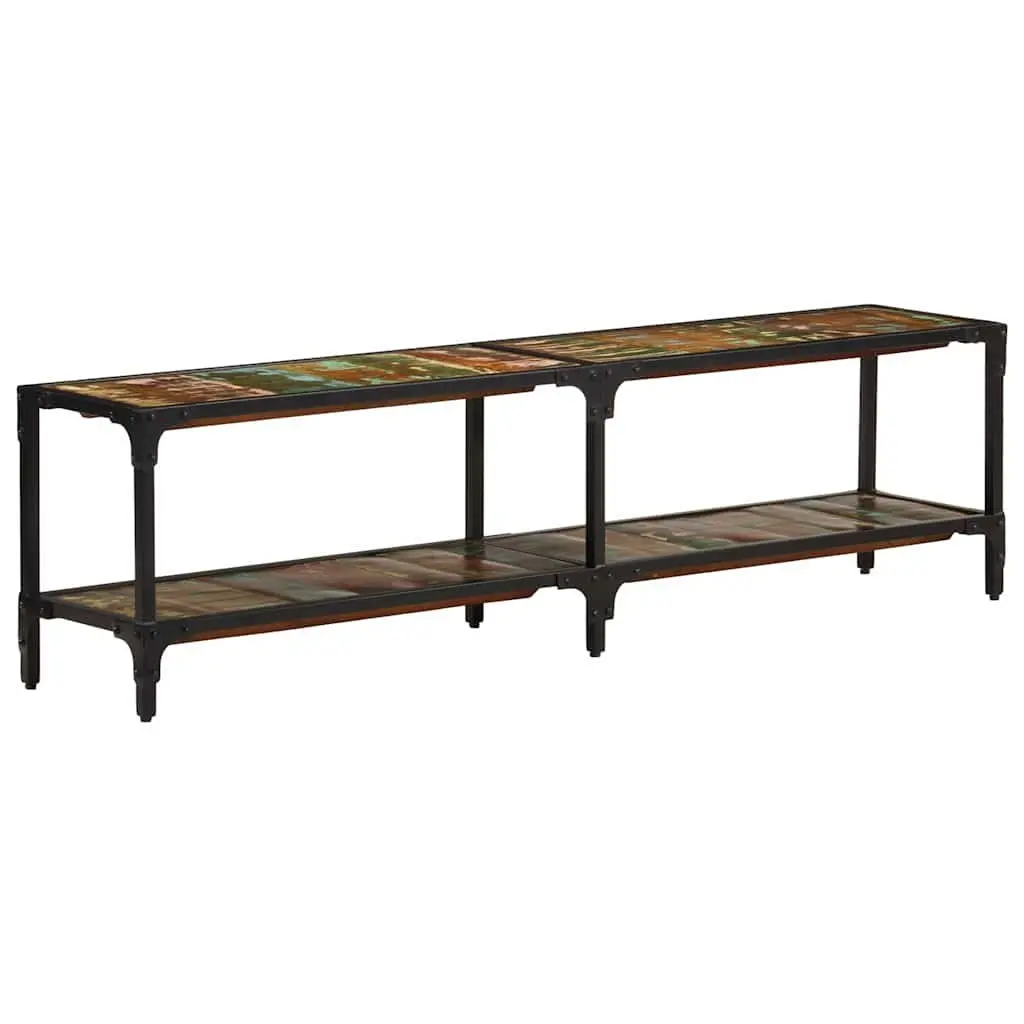 TV Cabinet Vintage Antique Style 150x30x41 cm Solid Reclaimed Wood