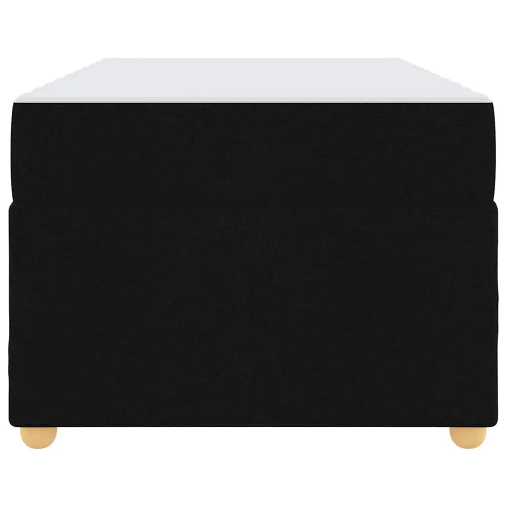 Bed Frame with Mattress Black 90 x 190 cm Modern Minimalist Design Engineered
