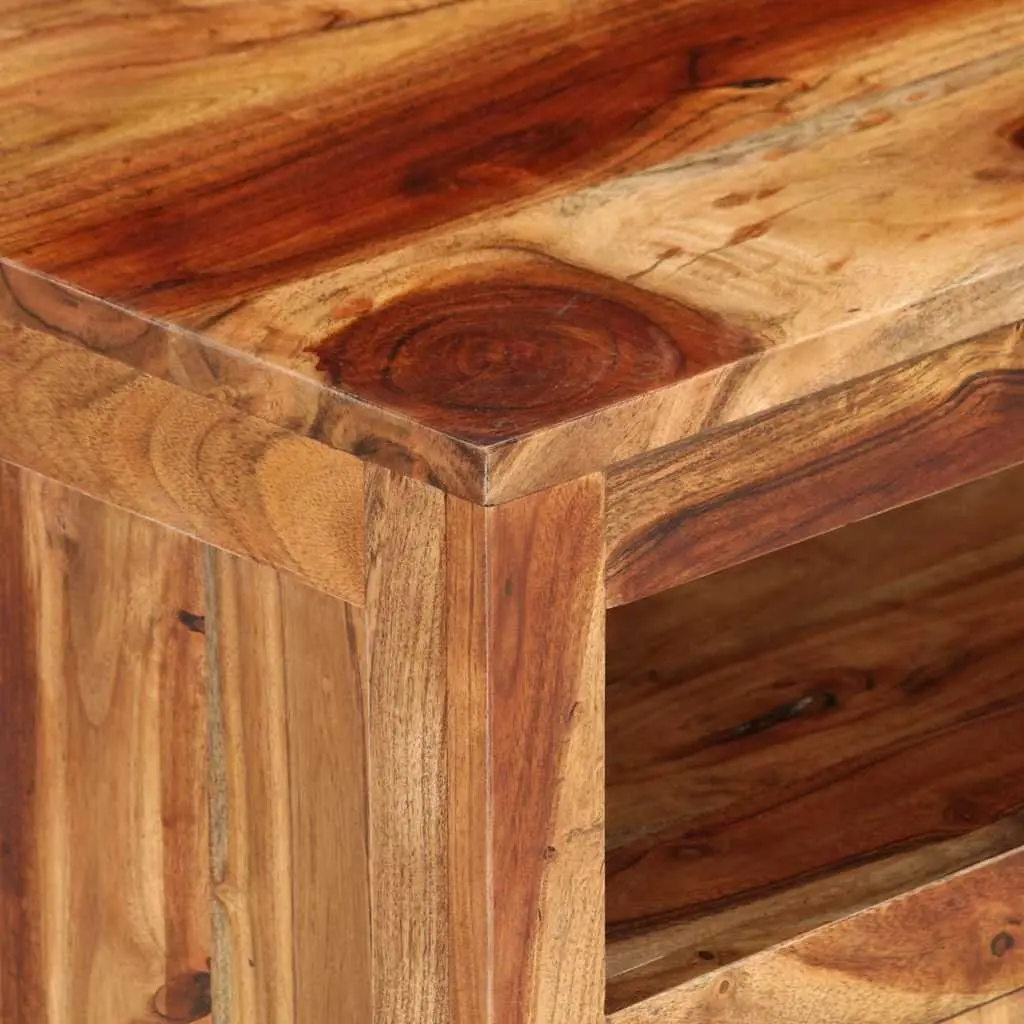 Solid Acacia Wood TV Cabinet 90x34.5x50 cm