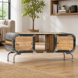 Solid Wood TV Cabinet 110x30x42 cm with Shelves