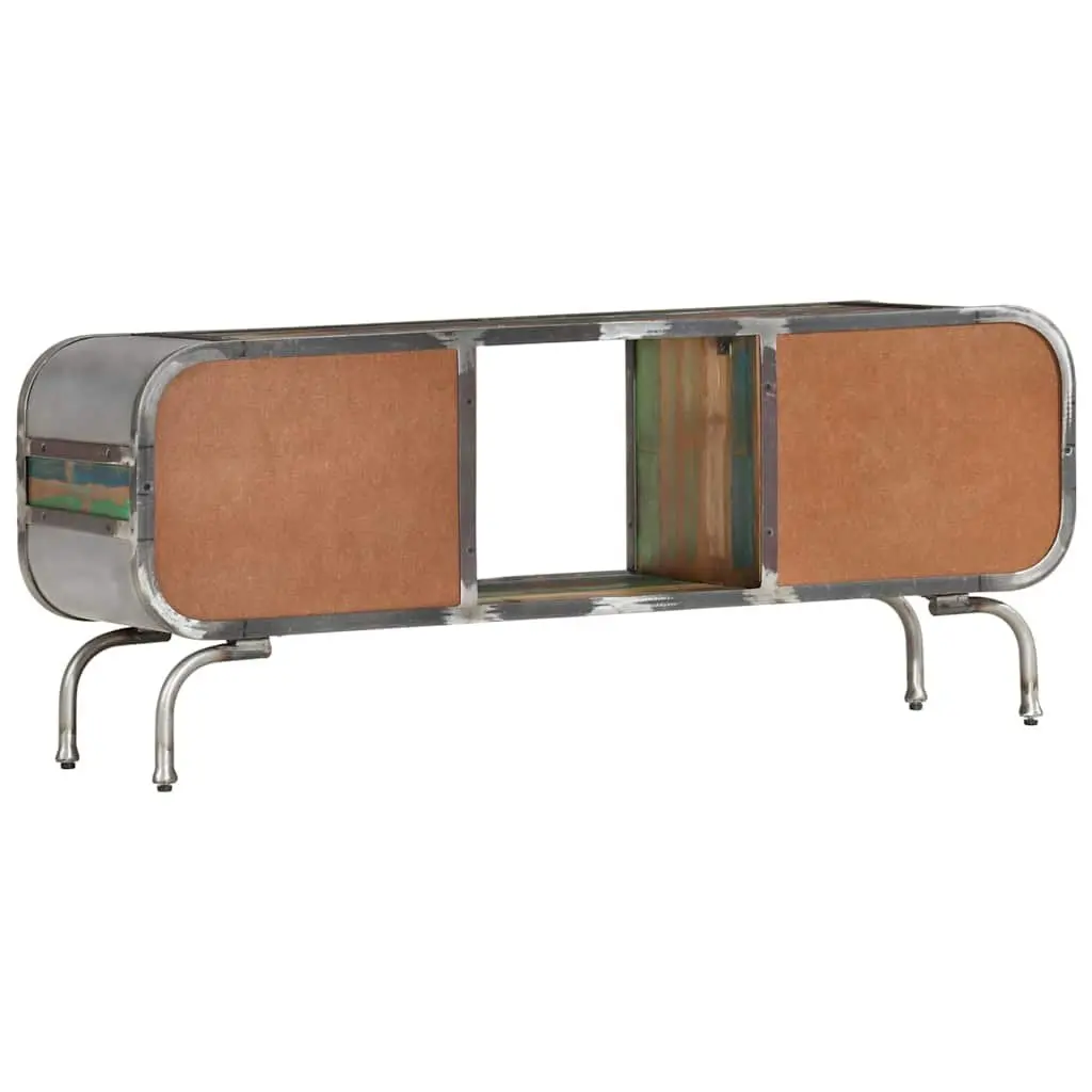 Multicolour Solid Wood TV Cabinet 110x30x42cm