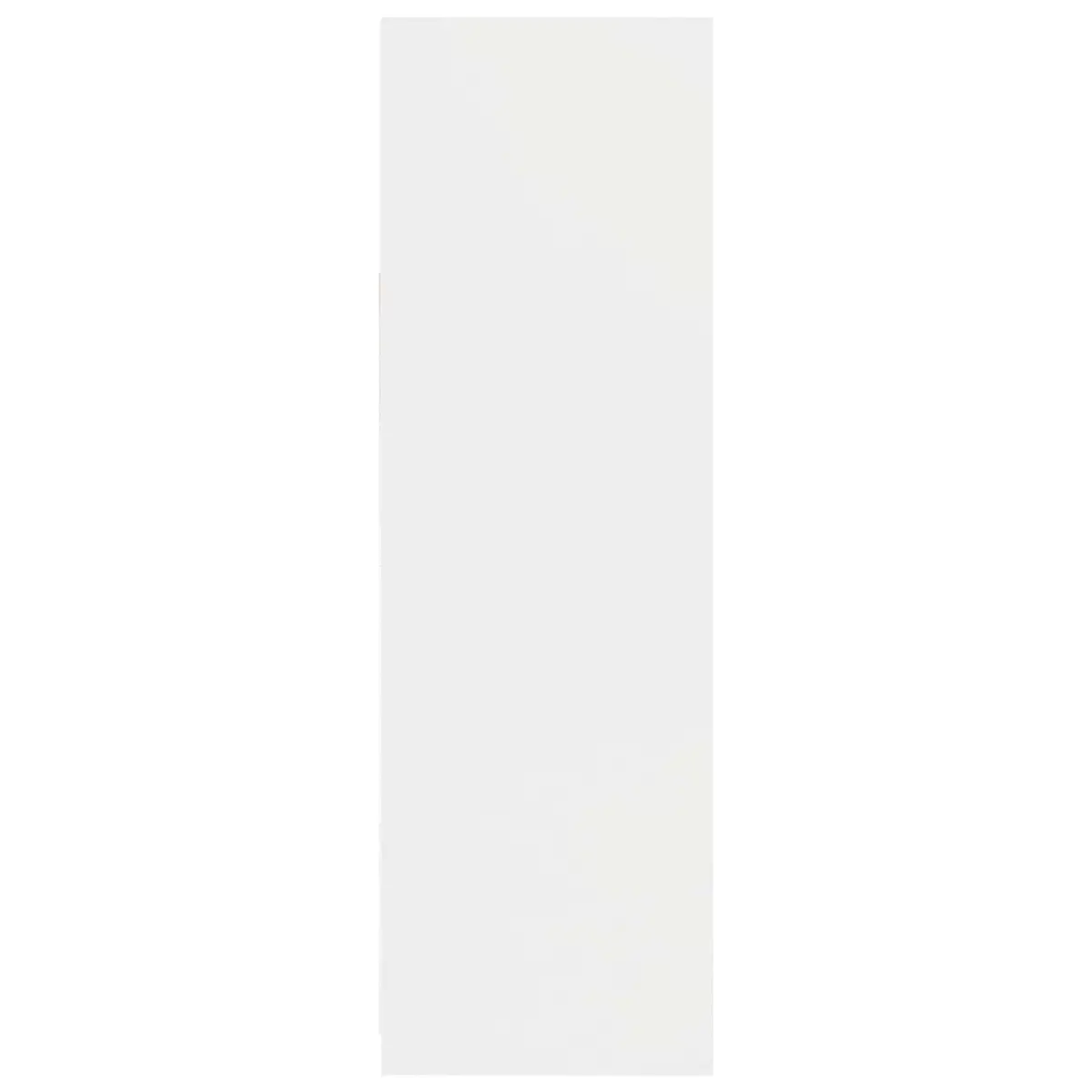 White Wardrobe Cabinet with Drawer Engineered Wood Bedroom Storage Cupboard