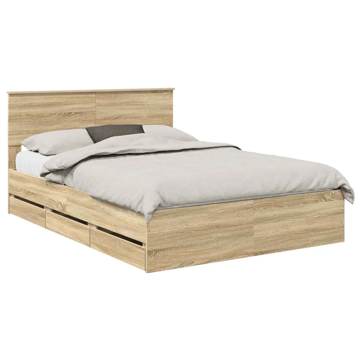 Bed Frame with Storage Drawer 150x200cm