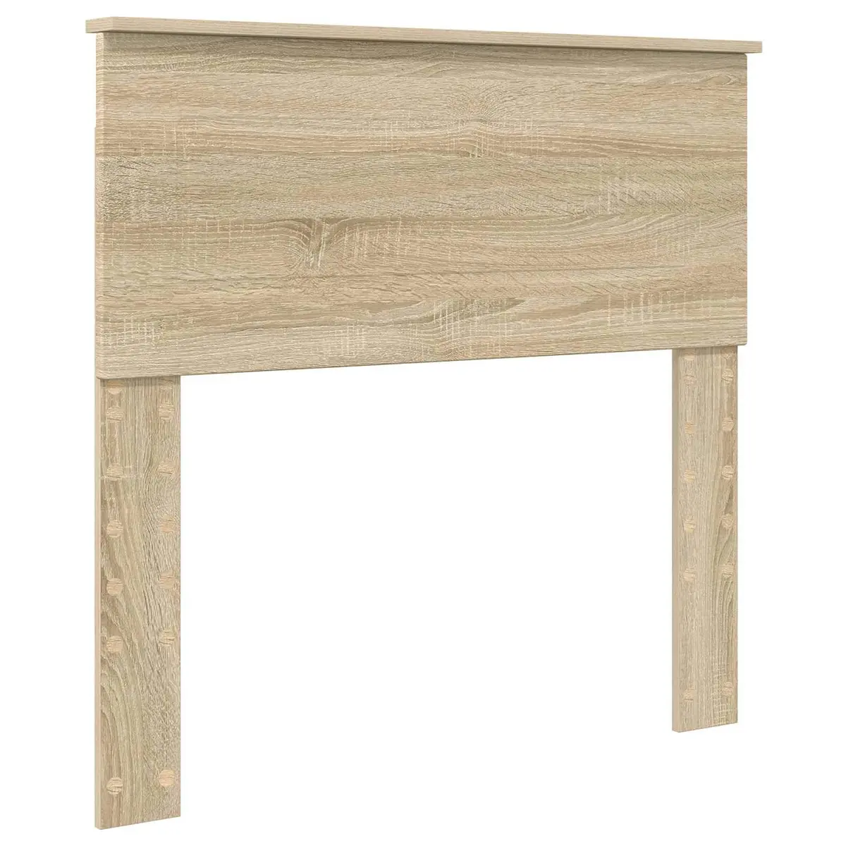 Brown Bed Frame with Headboard and USB Charging 90 x 190 cm