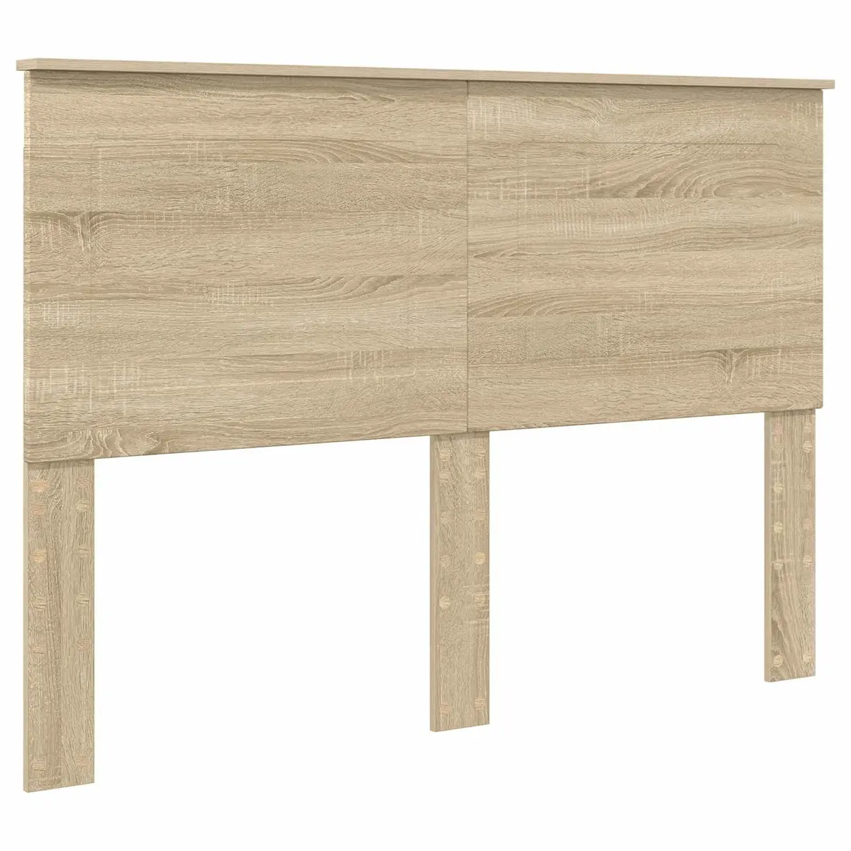 Bed Frame Modern Brown Engineered Wood with Storage Drawer 150 x 200 cm