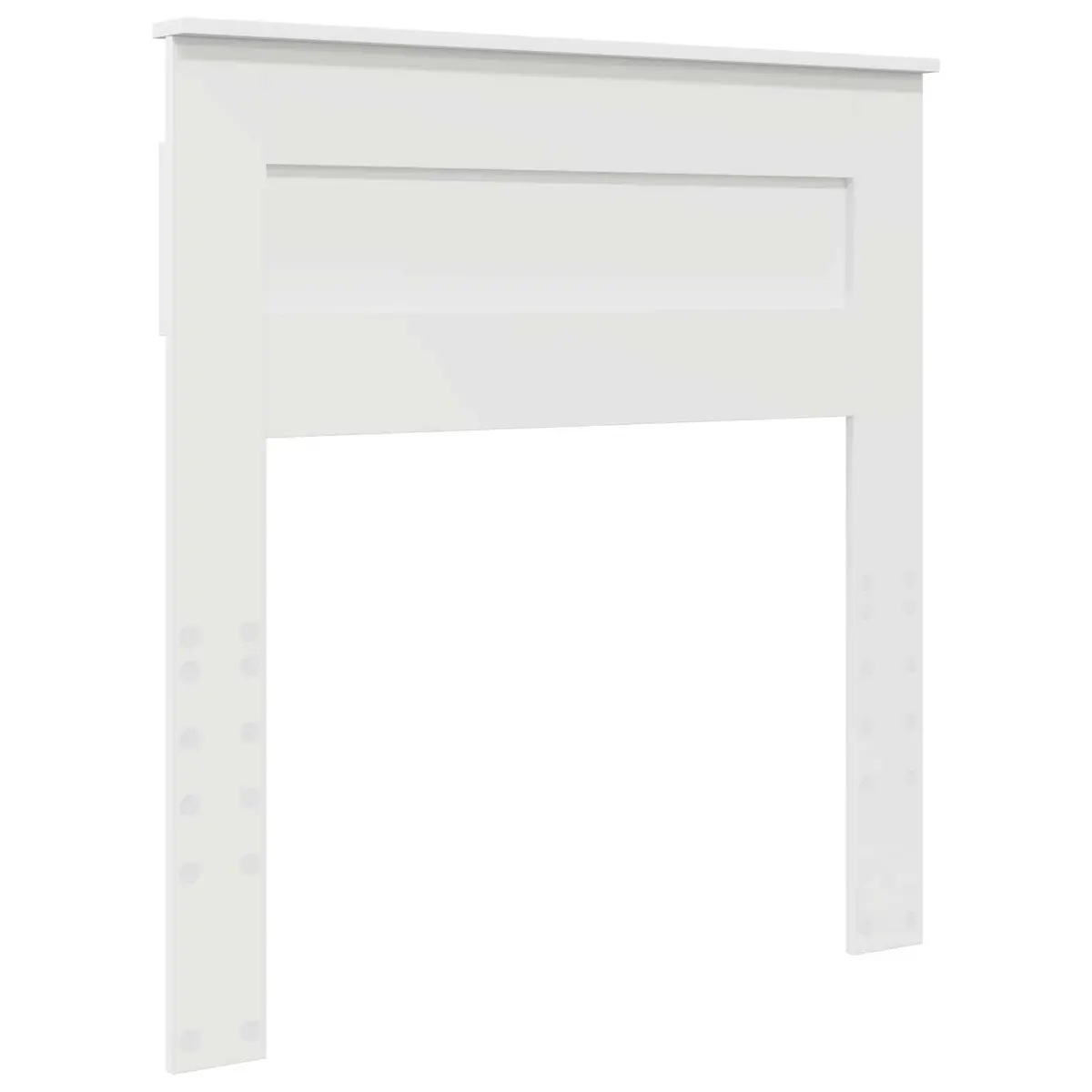Storage Bed Frame White 90 x 190 cm Engineered Wood Platform with Drawer