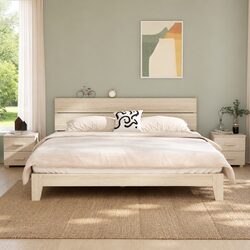 Charming White Wooden Nightstands Set of 2