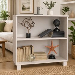 White Wooden Sideboard for Warm Home Storage 85x35x80cm