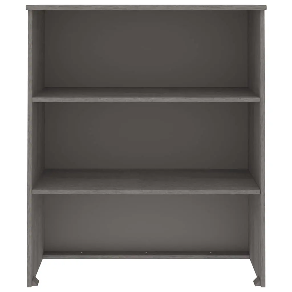 Highboard Top Light Grey 85x35x100cm Solid Pine Wood Cabinet Topper