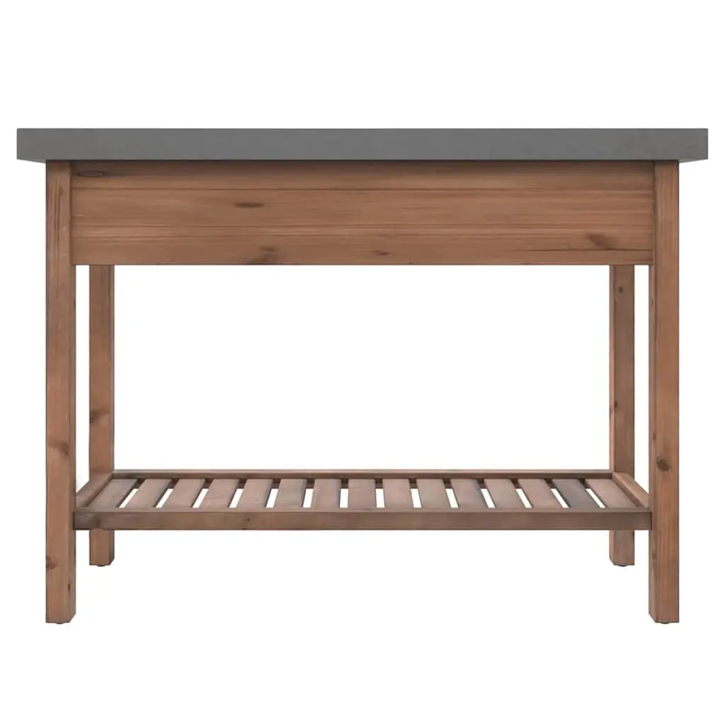 Console Table with Storage for Hallway 110x35x80 cm