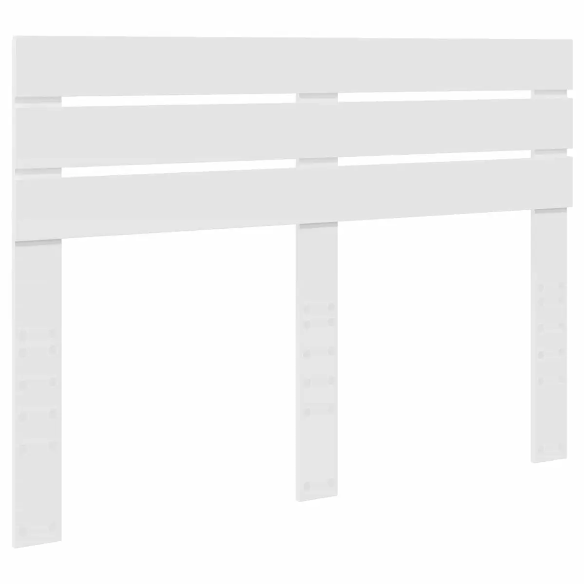 White Bed Frame with Integrated Storage Drawers