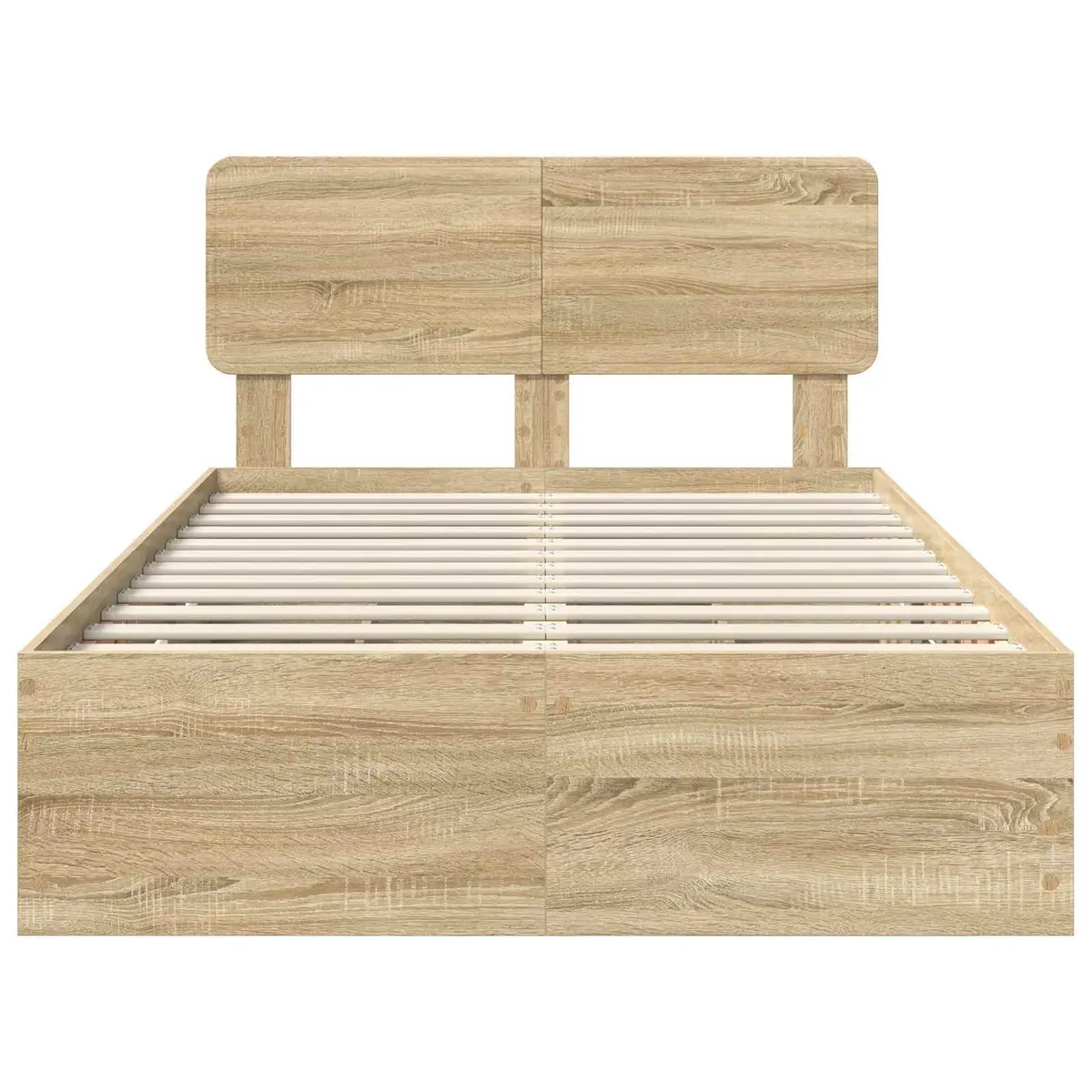 Bed Frame with Storage Drawers 135 x 190 cm