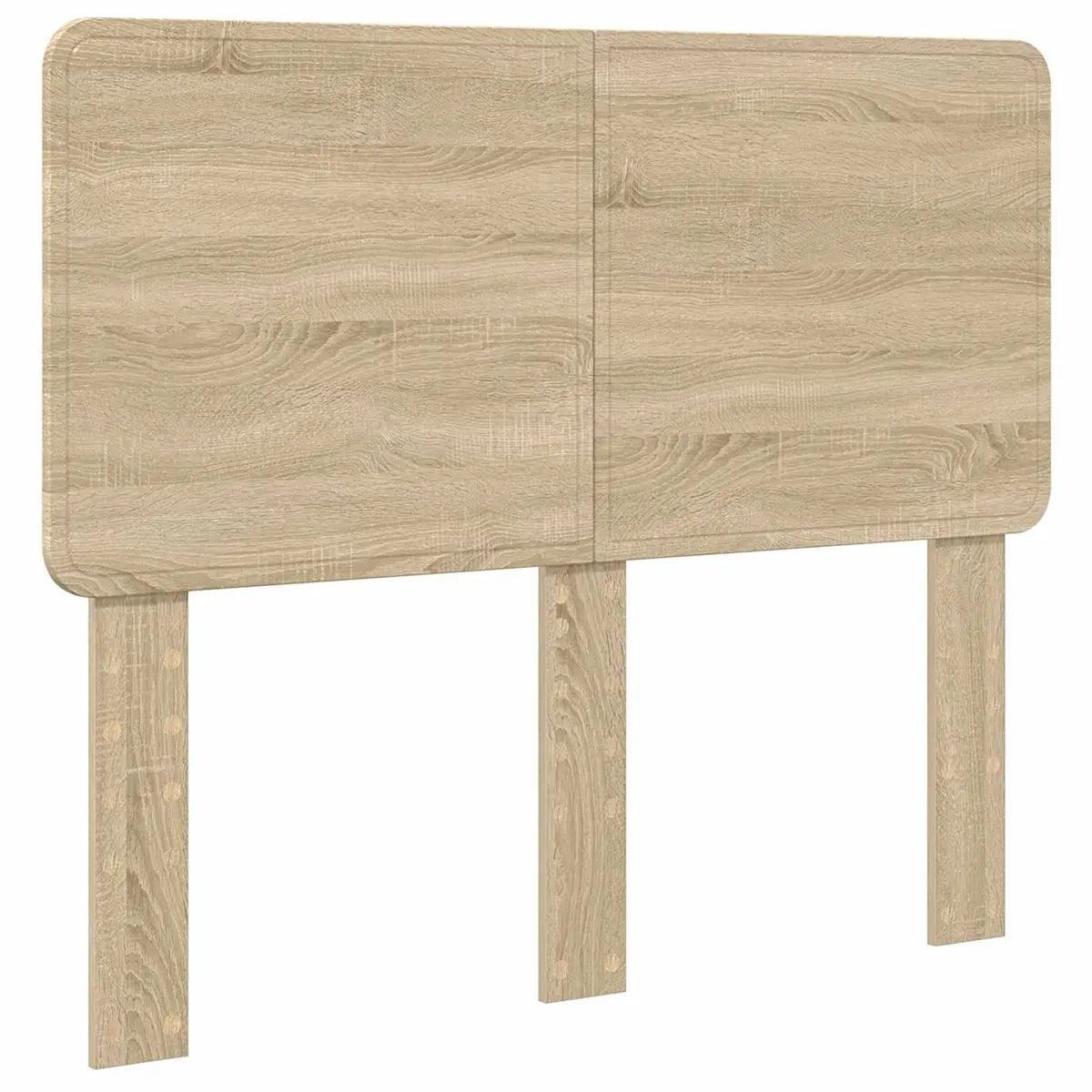 Bed Frame Sonoma Oak 135 x 190 cm Engineered Wood with Drawer Storage