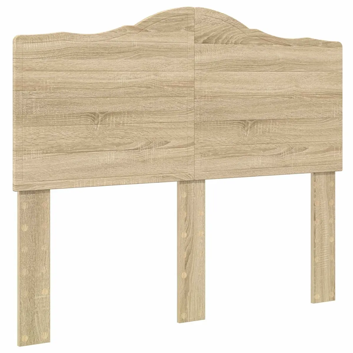 Bed Frame Sonoma Oak 135 x 190 cm Engineered Wood Modern with Storage Drawer