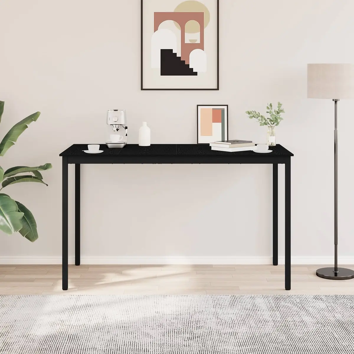 Rectangular Standing Bar Table for Kitchen and Dining