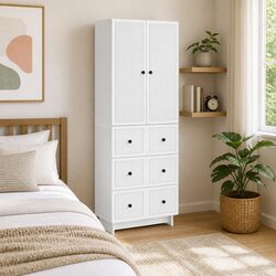 Two-Piece Cabinet Set for Home and Garden