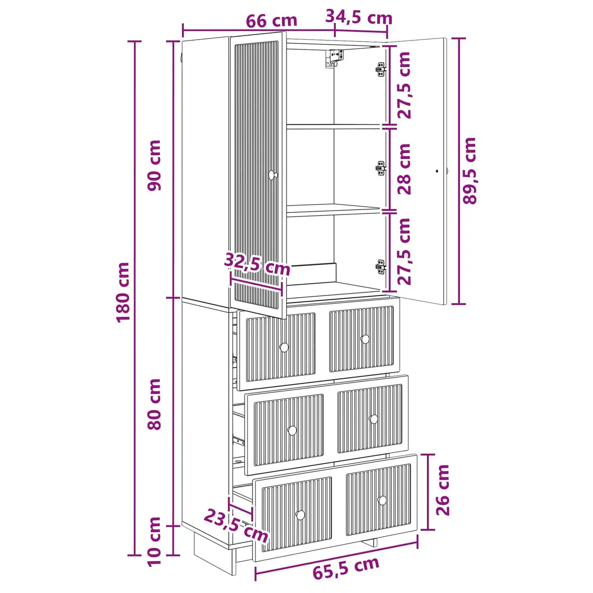Engineered Wood Cabinet Set 2 Piece Storage Furniture Indoor Outdoor Home Garden
