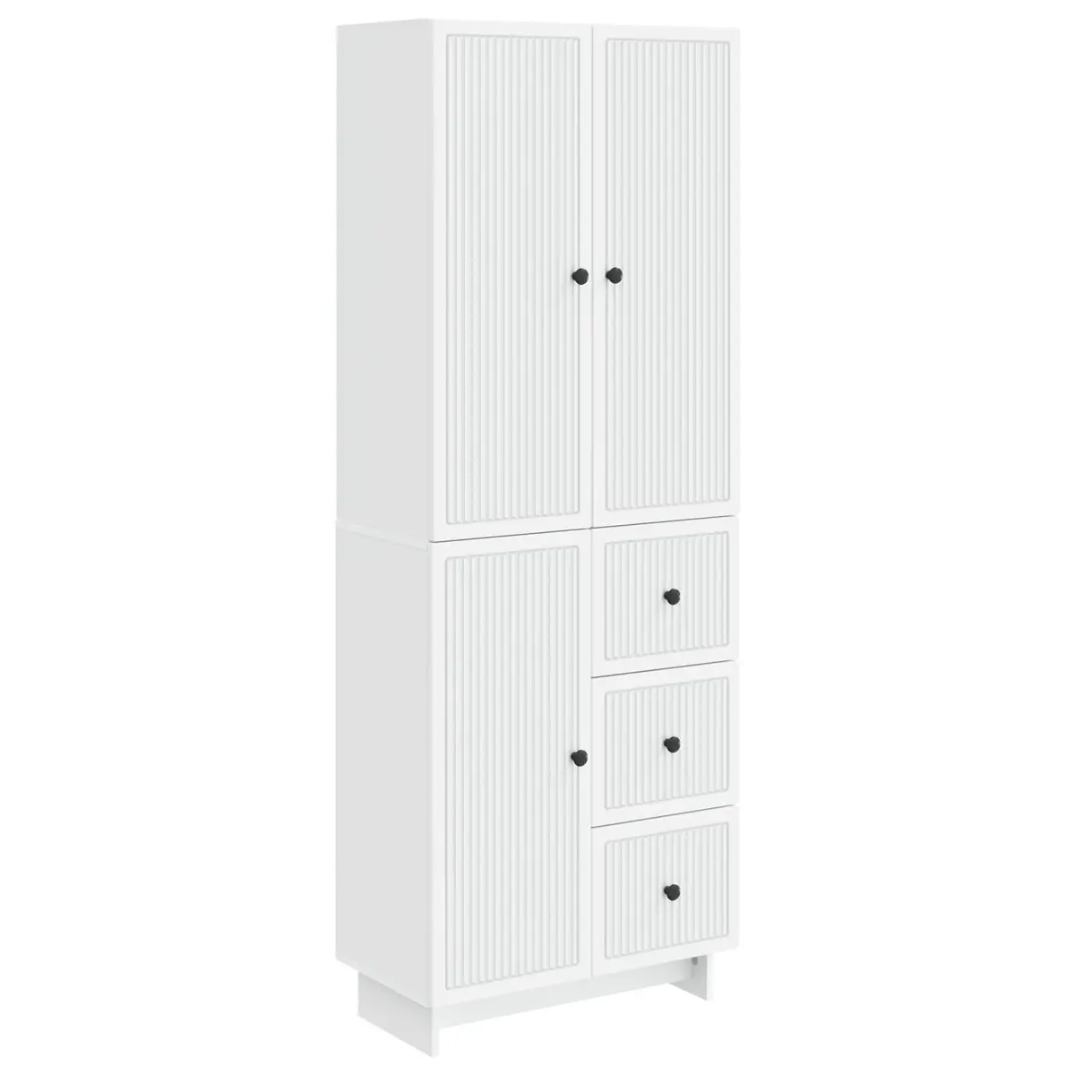 Cabinet Set Modular Storage Furniture 66 x 34.5 x 90 cm Engineered Wood Living Room