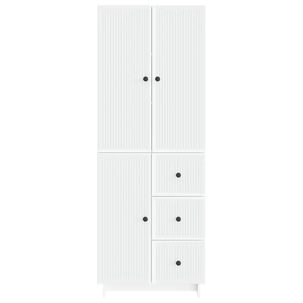 Cabinet Set Modular Storage Furniture 66 x 34.5 x 90 cm Engineered Wood Living Room