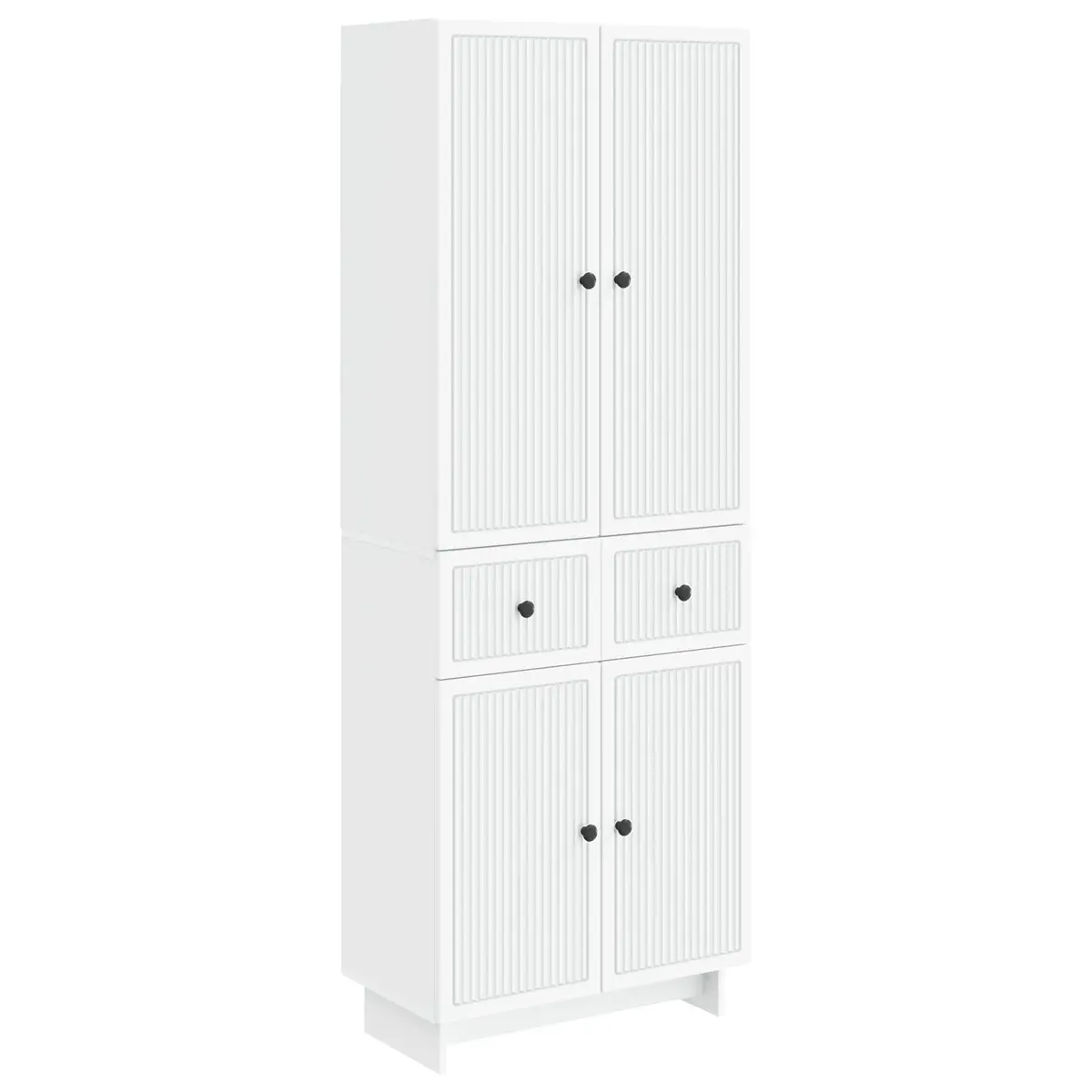 Cabinet Set White 66 x 34.5 x 90 cm Engineered Wood Furniture Storage