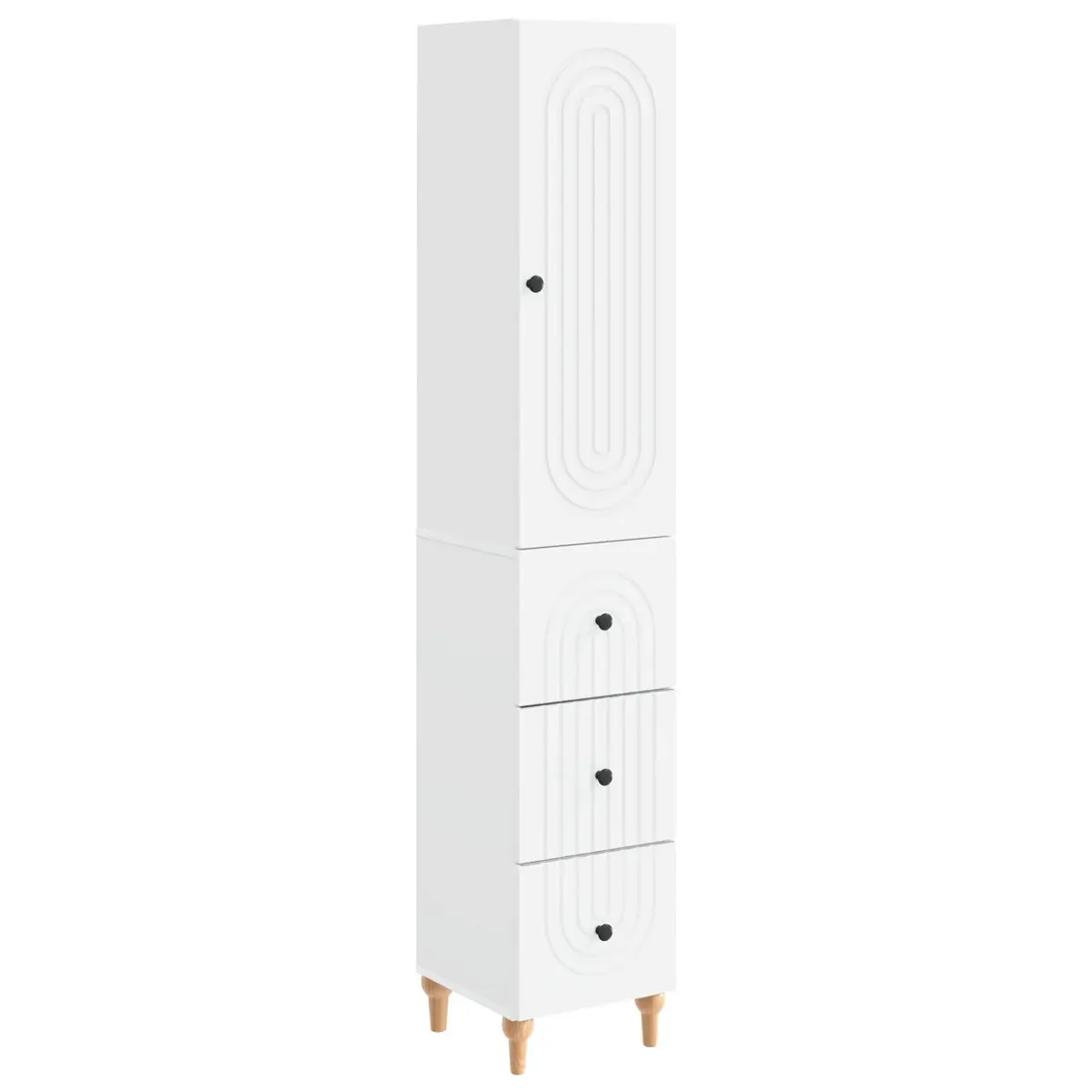 2-Piece Storage Cabinet Set for Indoor and Outdoor