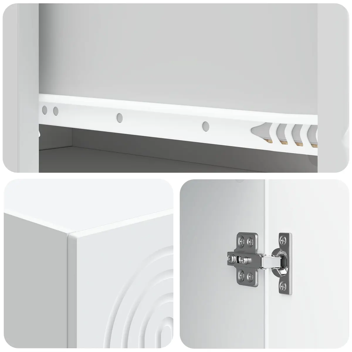 2-Piece Storage Cabinet Set for Indoor and Outdoor