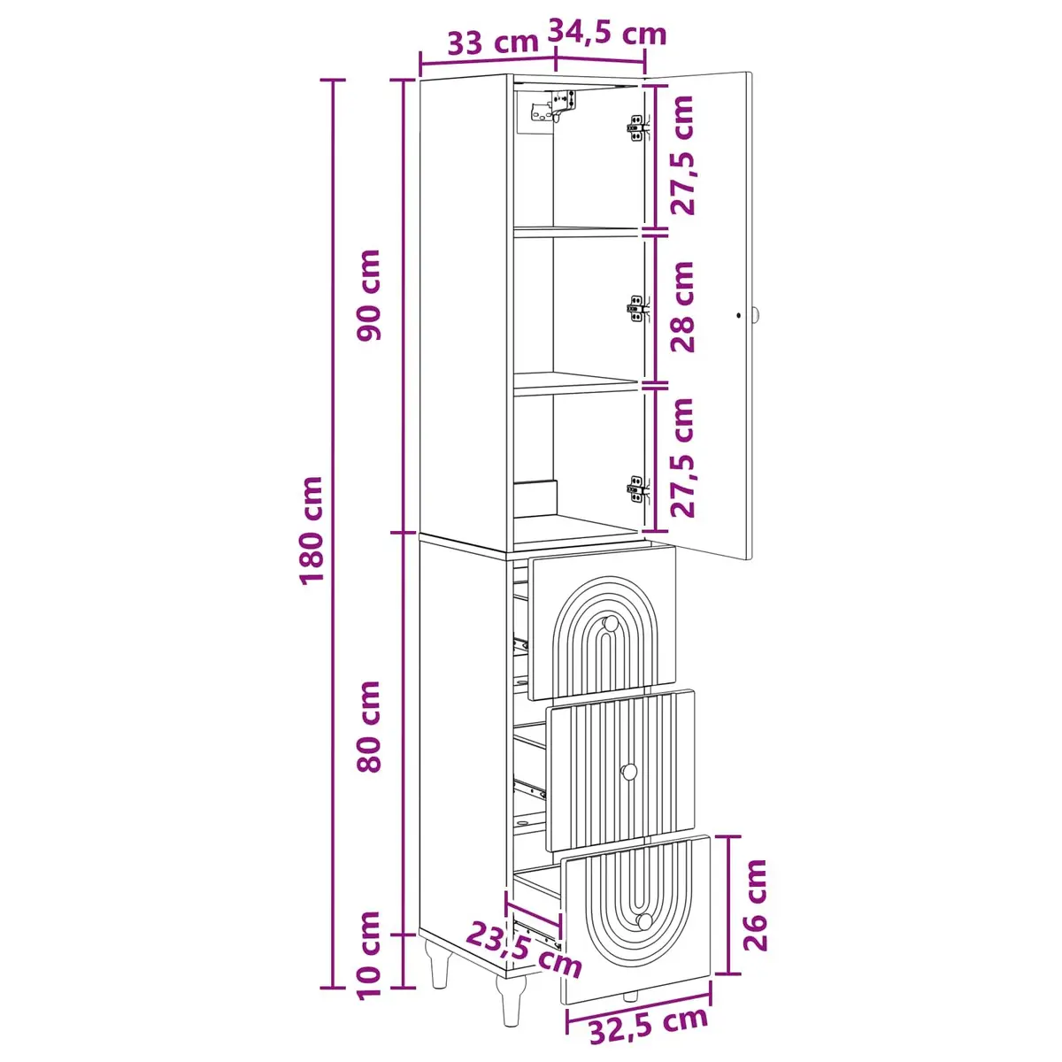 2-Piece Storage Cabinet Set for Indoor and Outdoor