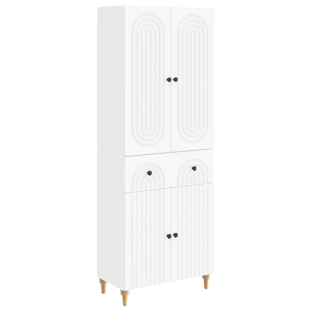 Cabinet Set Engineered Wood 66 x 34.5 x 90 cm Storage Furniture